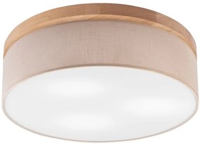 Brilagi - LED Plafoniera BELLADONNA 3xE27/15W/230V beige/quercia