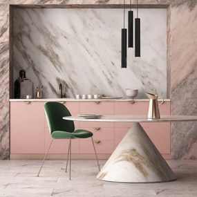 Lampadario a sospensione con filo HUDSON 3xGU10/8W/230V nero