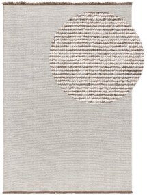 benuta Nest Tappeto a tessitura piatta Mia Marrone 160x230 cm - Tappeto design moderno soggiorno