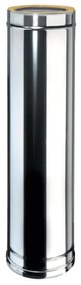 Condotto a doppia parete Tubo DP coib Aisi 316L d.200/250 in inox 100 cm