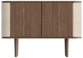 Cassettiera bassa marrone-beige in rovere 109x75 cm Treasures - UMAGE