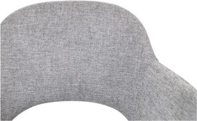 Set di sedie da pranzo grigio chiaro in imbottito 2 pz Rowley – Unique Furniture