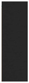 Mobili tv neri 2 pz 30,5x30x90 cm in truciolato