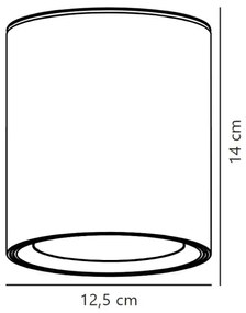 Nordlux - Faretto da bagno LED LANDON LED/6,5W/230V IP44 nero