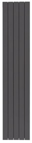 Radiatore acqua calda PRODIGE SUPERIOR in alluminio, 5 elementi, interasse 1800 mm, ardesia/slate-grey