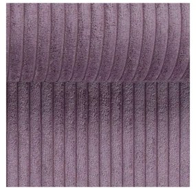 Chaise longue rosa con rivestimento in velluto a coste Lord – Ropez