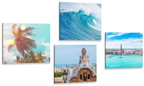 Set di quadri – Brezza del mare
