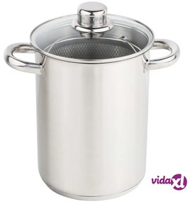 HI Pentola/Tegame per Asparagi 4 L Argento