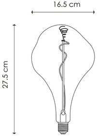 Lampadina LED dimmerabile VINTAGE EDISON E27/3W/230V 1800K
