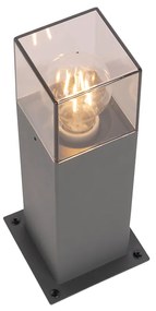 Lampada da terra per esterni moderna 30 cm grigio scuro IP44 - Denmark