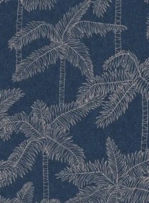 Eijffinger Carta da parati Vivid 2 - Blau/ Kupfer