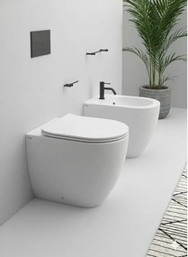 Bidet filomuro Best L36 x H42 x P53 cm bianco opaco Olympia Ceramica