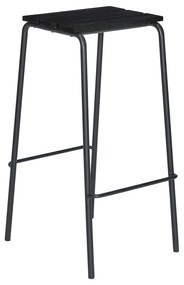 Set di sedie da bar nera 2 pz (altezza della seduta 76 cm) Stilt – Hübsch