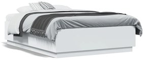 Giroletto Con Luci Led Bianco 120x190 Cm İn Legno Multistrato /