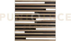 Plafoniera led kuma nera in legno 24w 2432lm cct 2700 e 3200 e 4000...