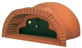 Forno a legna prefabbricato 100 x 90 cm con cappetta mod. Piemonte Di Fiore Forni