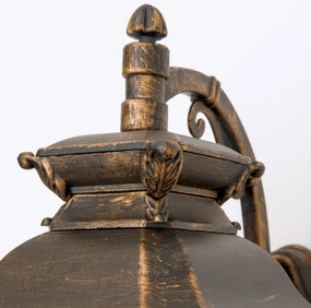 Orion - Lampada da parete per esterni AIKO 1xE27/60W/230V IP23 bronzo/patina