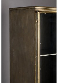 Vetrina in metallo color oro 64x184 cm Gertlush - Dutchbone