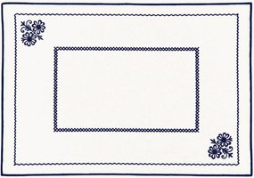 Tovaglietta americana con bordo ricamato Berço