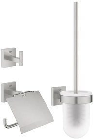 GROHE 41123DC0 - Set di accessori START CUBE in acciaio inox