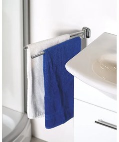 Aqualine - Appendiabiti girevole a muro RUMBA 45 cm cromo lucido