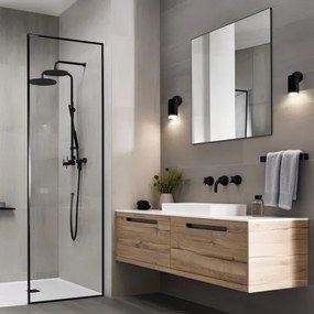 Luce Spot da bagno TURYN 1xGU10/10W/230V IP44 nero