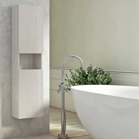 Colonna per mobile bagno Master BADEN HAUS 2 ante P 20 x L 35 x H 140 cm rovere bianco