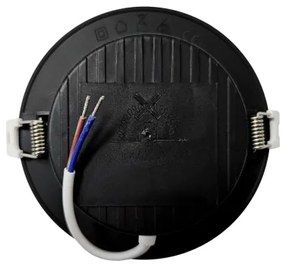 Lampada LED da incasso CIRCLE LED/6W/230V 4000K diametro 12 cm nero