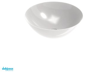 Ponsi "Musa" Lavabo D'Appoggio Da Diam.41 Cm Bianco Lucido