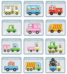 Inzebox Veicoli - Gioco magnetico