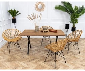 Portafiori TRIPOD 110x25 cm nero