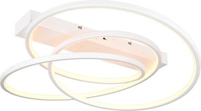 Plafoniera LED bianca dimmerabile 49x64 cm Darvin - Trio