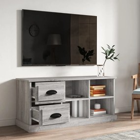 Mobile Porta TV Grigio Sonoma 102x35,5x47,5cm Legno Multistrato