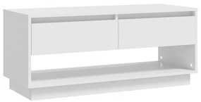 Mobile tv bianco 102x41x44 cm in legno multistrato