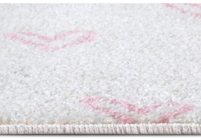 Tappeto per bambini rosa e bianco 160x235 cm Hearts - Hanse Home