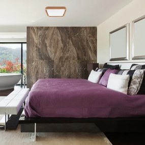 Brilagi - Plafoniera LED MANAROLA CUBIC LED/24W/230V + telecomando