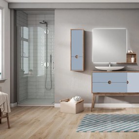 Mobile da bagno sotto lavabo Kompas rovere chiaro L 120 x H 48 x P 45 cm, lavabo non incluso