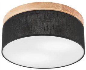 Brilagi - LED Plafoniera BELLADONNA 2xE27/15W/230V nero/pino