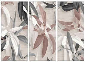 Quadro su tela Leaves mix, multicolore 150 x 100 cm