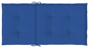 Cuscini per Sedia 4 pz Blu Reale 100x50x3 cm in Tessuto Oxford