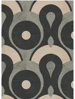 Moooi for Arte Carta da parati Queen Cobra - Smoke