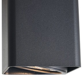 Faretto da superficie di design nero GU10 70mm orientabile e inclinabile - Vox