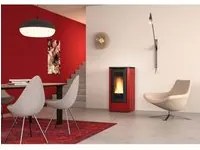 extraflame stufa a pellet dahiana vfs col. bordeaux vit50529