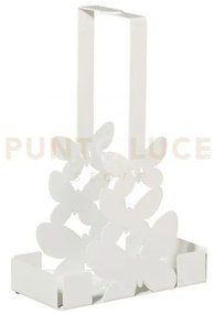Porta bicchieri butterfly bianco
