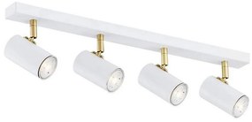 Argon 1689 - Faretto LAGOS 4xGU10/5W/230V bianco/dorato