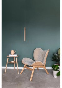 Lampada a sospensione a LED con paralume in legno ø 3 cm Chimes - UMAGE