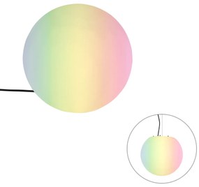 Lampada da esterno smart bianca 35 cm IP65 incl. WiFi A60 - Nura