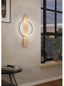 Eglo 901715 - Applique a LED BOYAL LED/12W/230V 3000K beige/nero