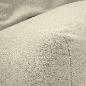 Puof a sacco grigio chiaro con rivestimento in bouclé Seat 100 Lounge – SLOWDOWN