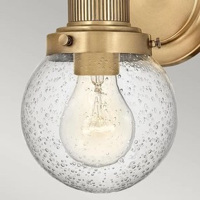 Quintiesse QN-POPPY1-HB-BATH - Applique da bagno POPPY 1xE27/60W/230V IP44 dorata